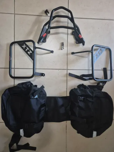 afastador de alforge lander 250 chapam, Bagageiro GIVI e Bolsa. 