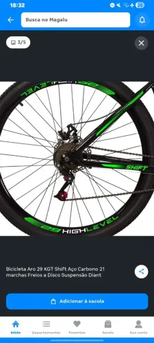 Bike. Aro29 aço carbono 21marchas,freio a disco suspençao dianteira 