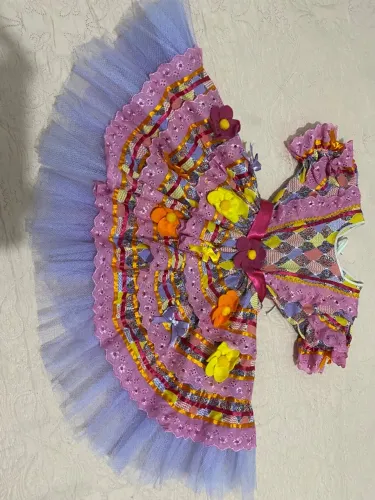Vestido junino 4-5 anos