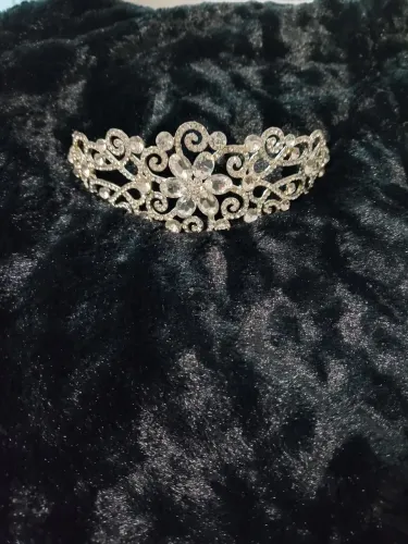 Tiara pedraria luxo noiva debutante
