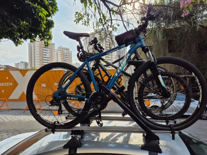 Transportador e Rack de Teto para Bicicleta Eqmax 