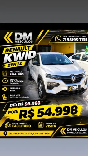 Renault Kwid Zen 1.0 Flex 12V 5P Mec. 2025