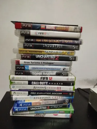 Lote 20 jogos Xbox e PlayStation