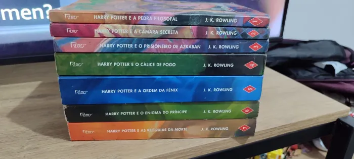 Livros e dvds Harry Potter