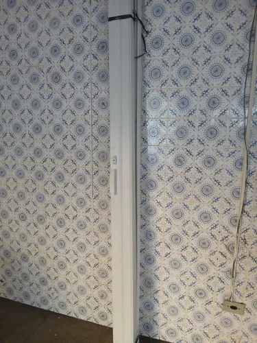 Portas sanfonadas cinza seminovas