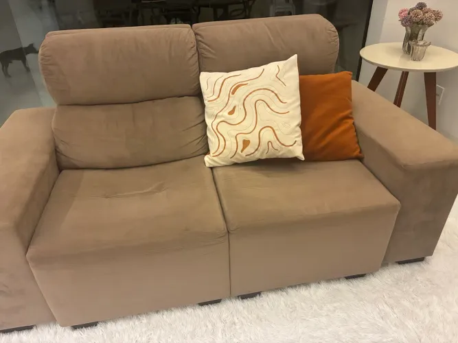 Sofá restratil + Poltrona