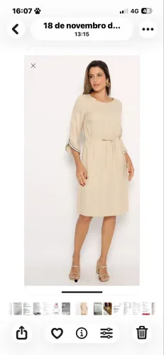 Vestido alfaiataria G Novo !
