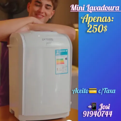 Mini lavadora de roupas