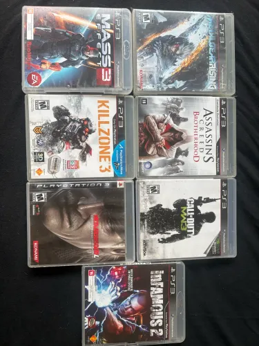 Lote 7 jogos ps3 completos em perfeito estado