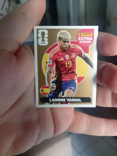 Extra aticker ouro lamine yamal
