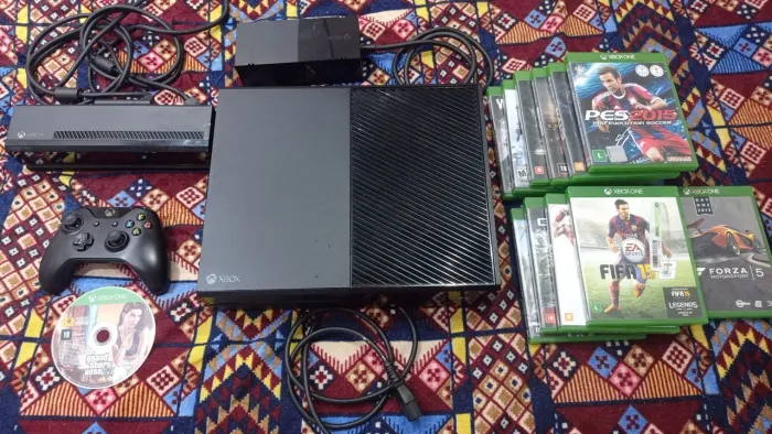 Xbox One Zerado Completo e Mais 10 jogos e Kinect todo ok