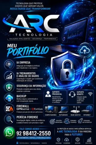 ARC Tecnologia | Suporte de Informática, Redes e Segurança da Informação