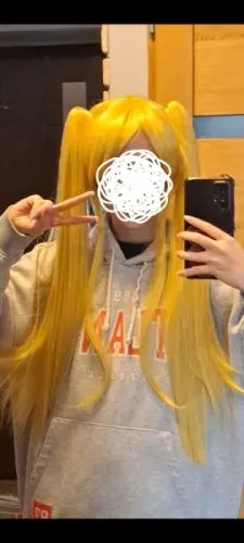 Peruca Loira para Cosplay