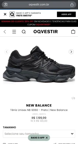 Tênis New Balance 9060