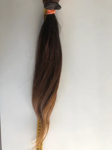 Cabelo brasileiro 40cm chocolate