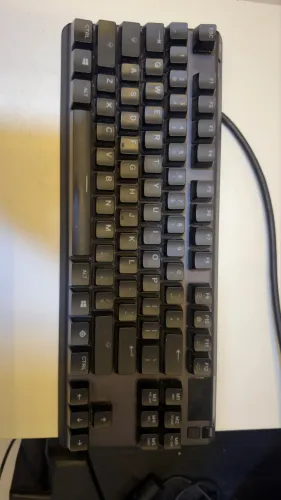 Teclado Mecânico Gamer Steelseries Apex 7, TKL, RGB, Switch Red, Anti-ghostin