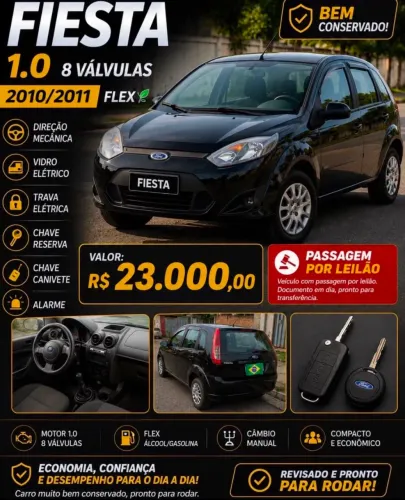 Ford Fiesta 1.0 8V Flex/class 1.0 8V Flex 5P 2011