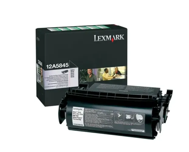 Toner Lexmark Original 12A5845 Black | T610 T612 T614