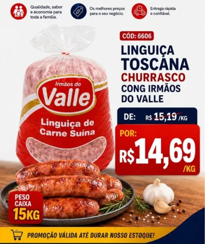 Linguiças Toscanas na Promoção