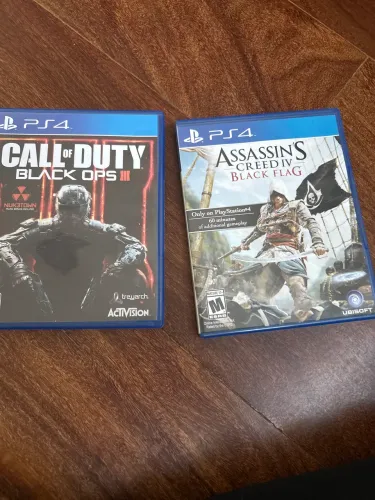 Ps4 call of duty e assasin creed