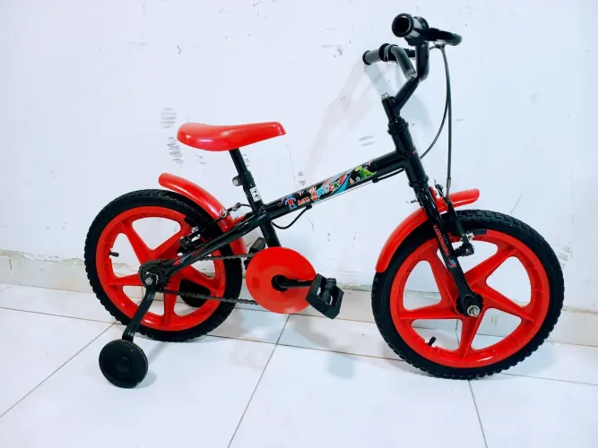 BICICLETA INFANTIL ARO 16 ( 3 A 7 ) ANOS