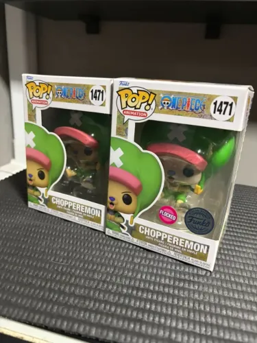Dupla Funko Chopperemon - Chopper One piece - Regular + Flocked