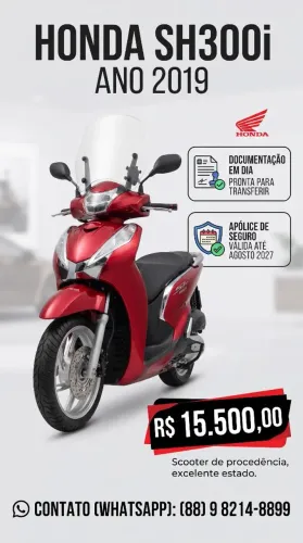 Honda SH300i 2019 automática