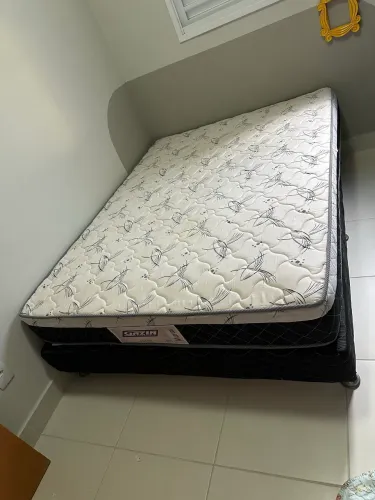 Cama box e colchão