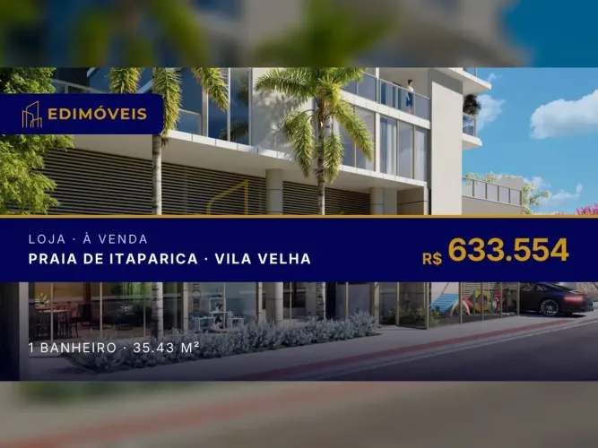 Praia de Itaparica: Loja em condomínio, localização estratégica para seu negócio