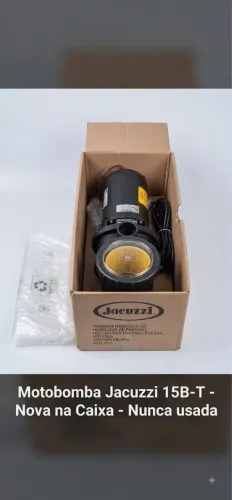 Motobomba Jacuzzi nova na caixa