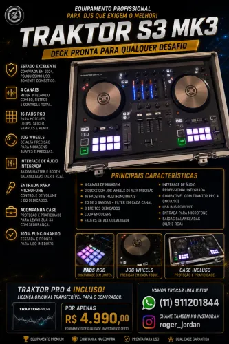 Controladora Traktor MK3 S3
