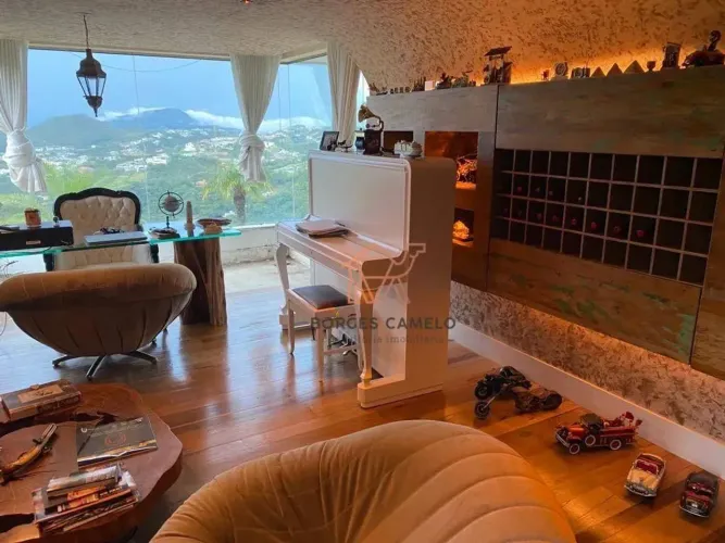 Casa com 4 dormitórios à venda, 507 m² por R$ 6.400.000,00 - Conde - Nova Lima/MG