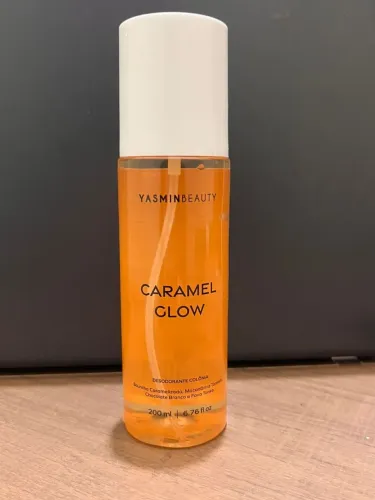 Body splash yasmin beauty,200 ML,caramel glow,usado apenas uma vez