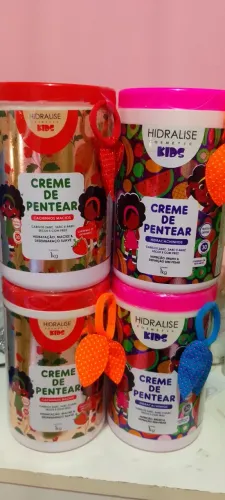 Creme de pentear Finalizador Kids ou Adulto Morango ou Tutti Frutti