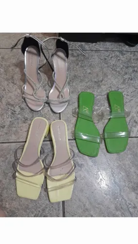 3 sandálias num 38, Andabella novas