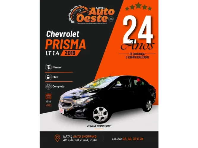 Chevrolet Prisma Sed. LT 1.4 8V Flexpower 4P 2019
