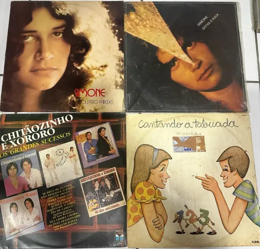 Coleção 20 LPs Vinil - Elba Ramalho, Simone, Barry White, Paulinho da Viola e mais