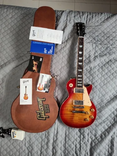 Gibson 7 Cordas Les Paul Standard apenas 100 fabricadas não é Esp LTD epiphone solar