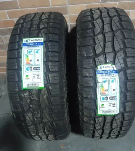Pneus novos Linglong Crosswind A/T 265/65R17 (TROCA)