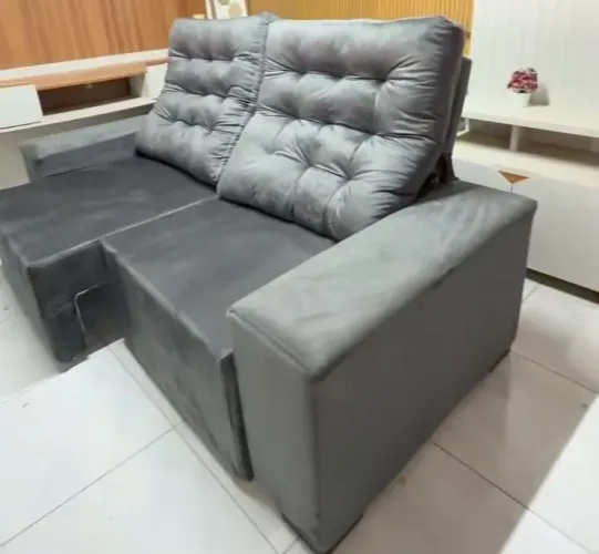 Sofá Retrátil e Reclinável 