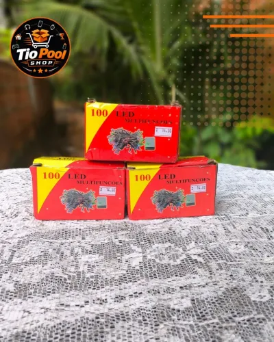 Pisca-Pisca 100 LEDs - 8 Funções (9m)