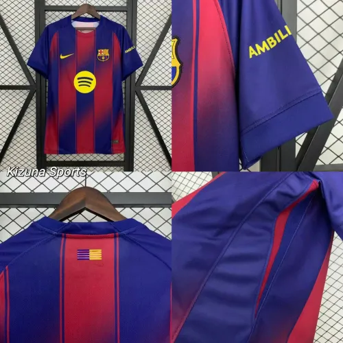 CAMISA BARCELONA VERSÃO TORCEDOR 25/26 - DISPONÍVEL EM TODOS OS TAMANHOS