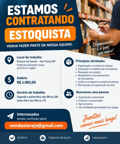 Vaga de Estoquista