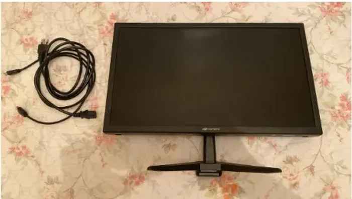 Monitor C3TECH PRETO 20" LED / CONEXÃO HDMI / CONEXÃO VGA / CABO DE FORÇA / BASE