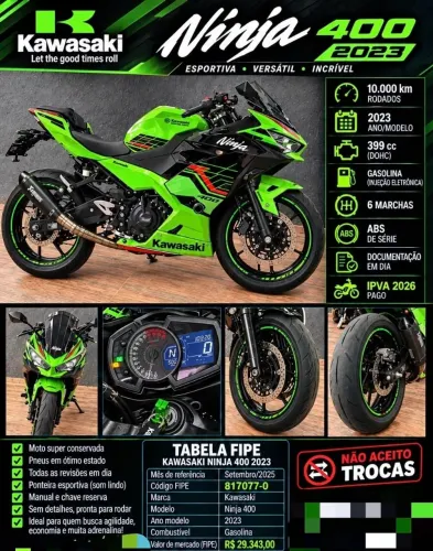 Kawasaki Ninja 400 2023