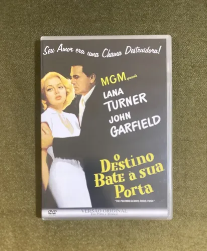 DVD O Destino Bate à sua Porta (Com Lana Turner, John Garfield/Direção Tay Garnett-1946)