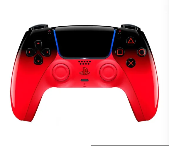 Controle Sony DualSense Hyperpop Techno Red para PS5 Wireless - Vermelho e Preto
