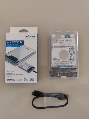 HD EXTERNO 1TB 3.0 - SAUDAVEL - MELHOR PRECO!