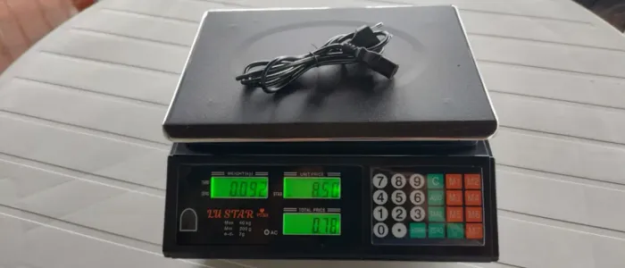 Balança digital 40Kg precisão 2 gramas