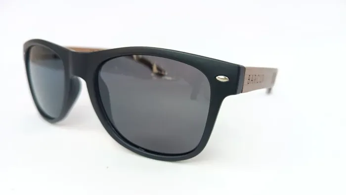 Oculos de Sol BARCUR Armação em Bambu Excelente Qualidade Lentes Polarizadas Proteção UV